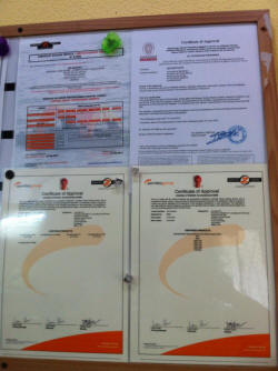 Life Rafts Etc certificates