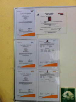 Life Rafts Etc certificates